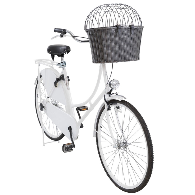 Trixie Front-Fahrradkorb aus Polyrattan – Bild 2