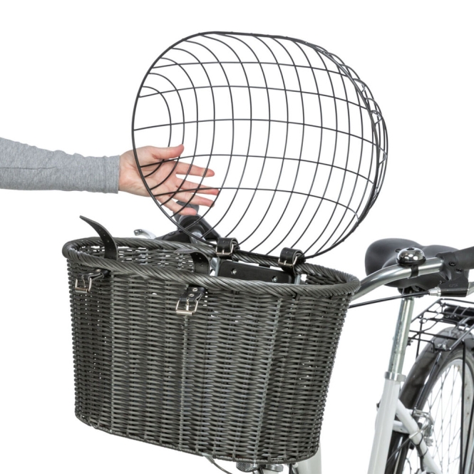 Trixie Front-Fahrradkorb aus Polyrattan – Bild 5