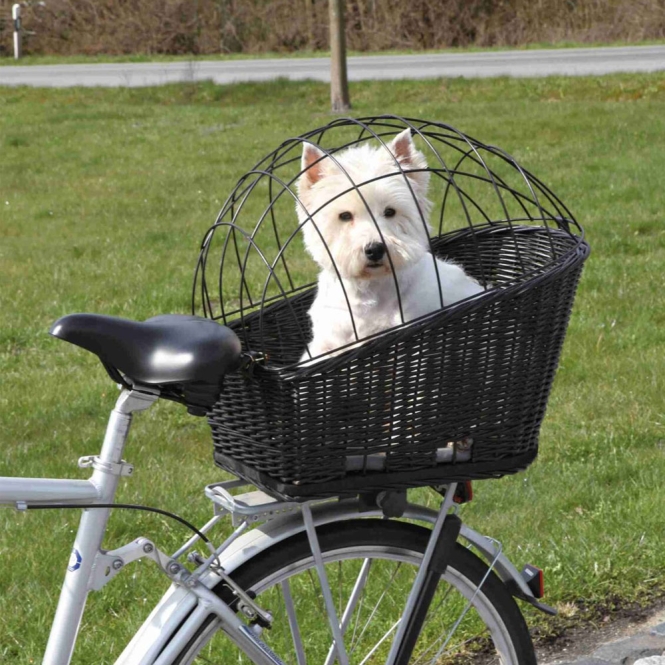 Trixie Fahrradkorb aus Weide für Gepäckträger – Bild 2