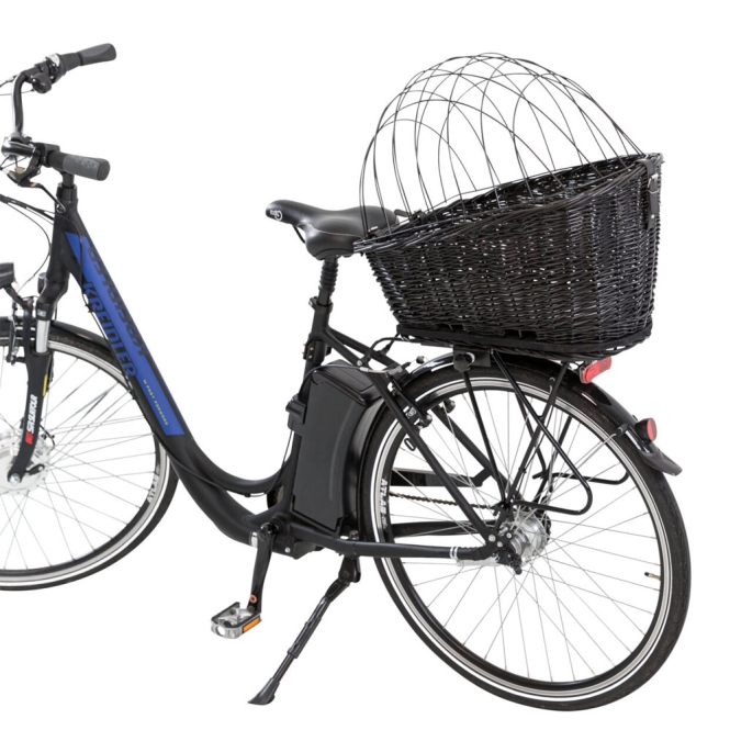 Trixie Fahrradkorb aus Weide für Gepäckträger – Bild 4