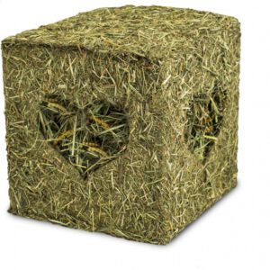 JR Farm Heu Würfel klein mit Mehlwürmern 125g