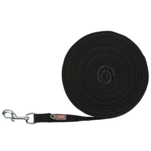 Trixie Schleppleine, 15 m / 20 mm, schwarz