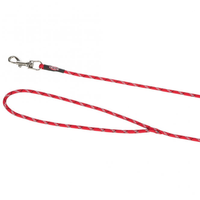 Trixie Junior Welpen-Schleppleine, rund - Rot / 8m, ø 4mm – Bild 2