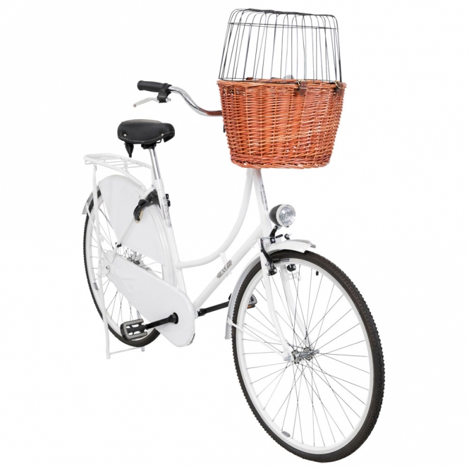 Trixie Front-Hundefahrradkorb aus Weide - natur – Bild 2