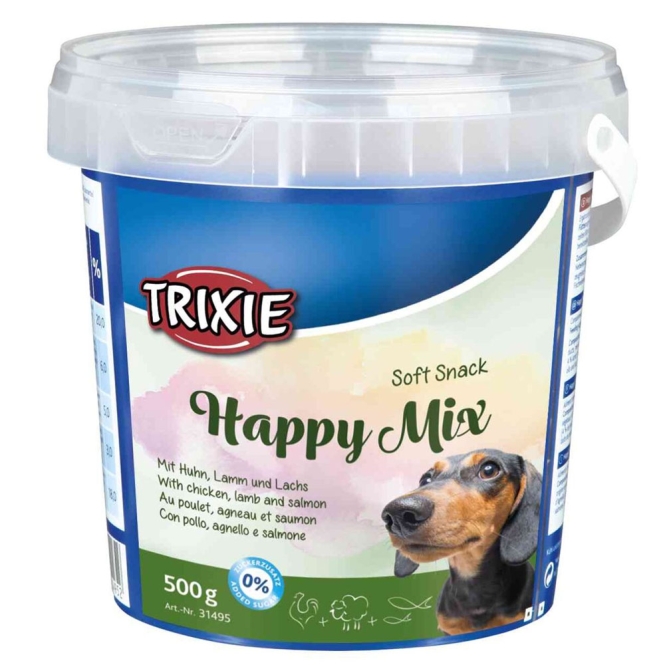 Trixie Soft Snack Happy Mix 500g Eimer – Bild 2