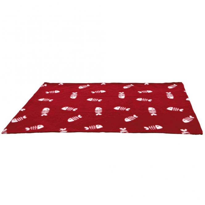 Trixie Fleecedecke Beany - bordeaux, 100 x 70 cm – Bild 2