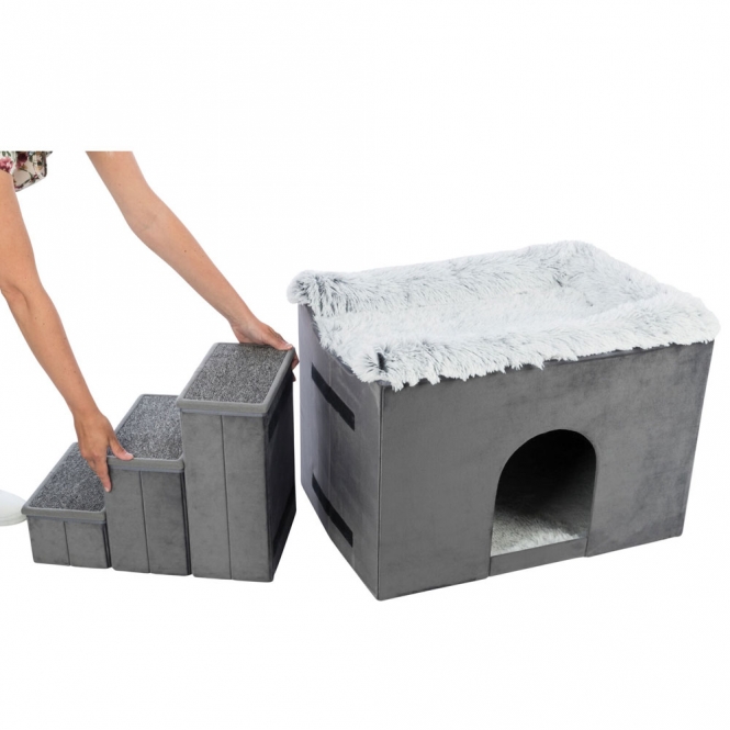 Trixie Höhle Harvey mit Treppe - 135 × 47 × 50 cm – Bild 5