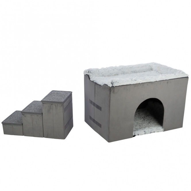Trixie Höhle Harvey mit Treppe - 154 × 60 × 60 cm – Bild 3