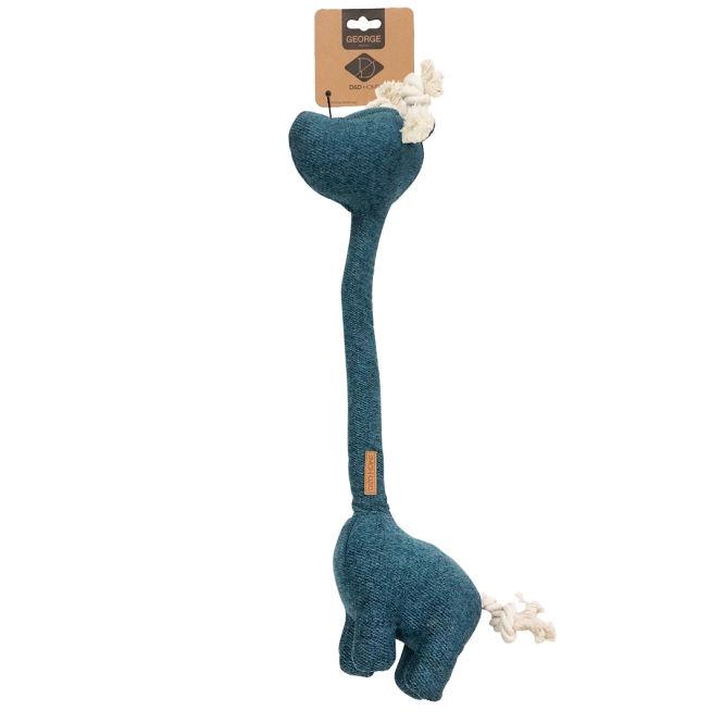D&D Hundespielzeug Chenille George - blau – Bild 2