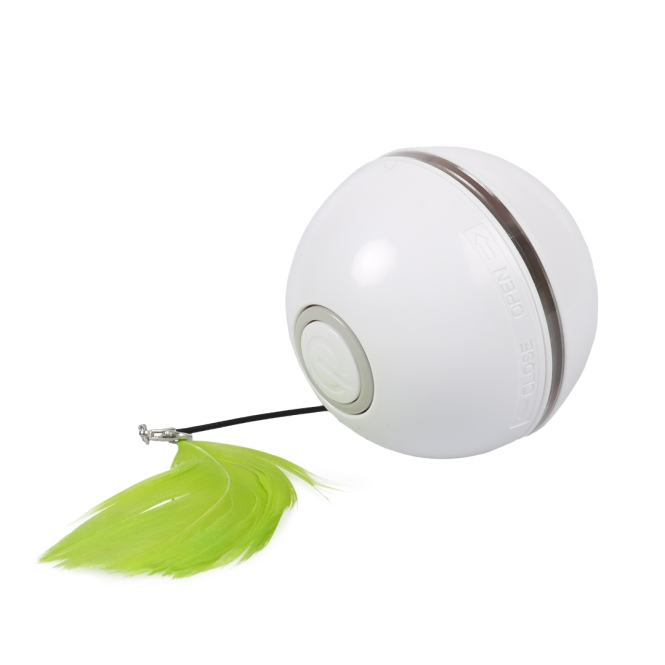 EBI Cat Toy Ball Chaser - weiß/grün