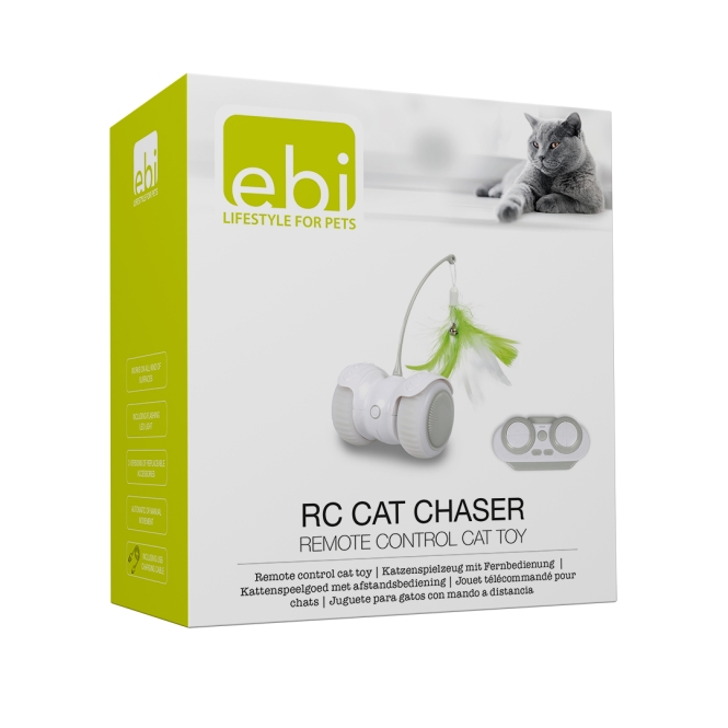EBI Cat Toy RC Cat Chaser - weiß/grün – Bild 2