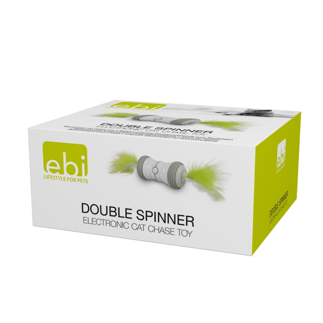 EBI Cat Toy Double Spinner - weiß/grün – Bild 2