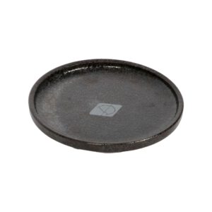 D&D flacher Katzennapf Jasper - black dots