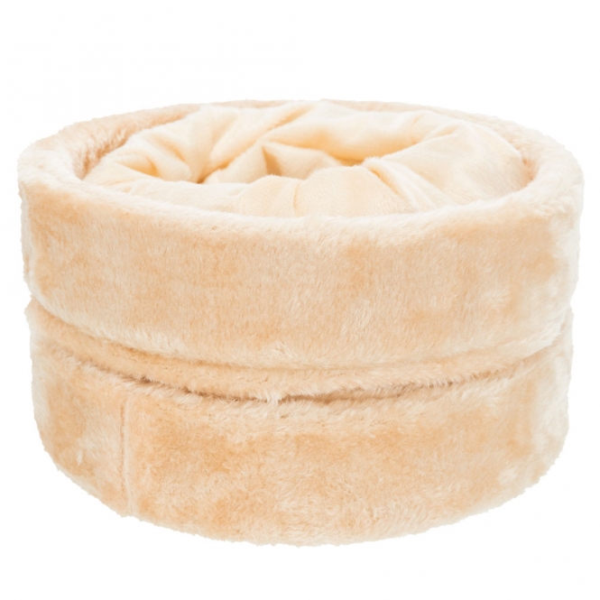 Trixie Crunch Plüschtunnel, 60 cm - Beige – Bild 6
