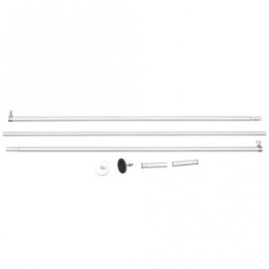 Trixie Netz-Spannstange, Aluminium, 1,28-3,25m