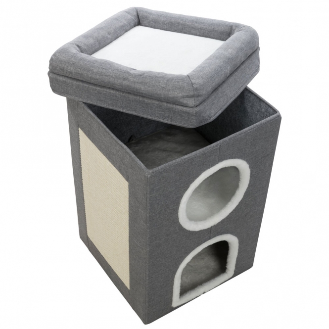 Trixie Kratztonne Cat Tower Saul – Bild 3