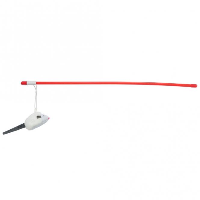 Trixie Spielangel mit Squeaky-Maus - 47 cm – Bild 3