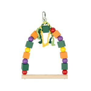 Duvoplus bunte Vogelschaukel - 20x29cm