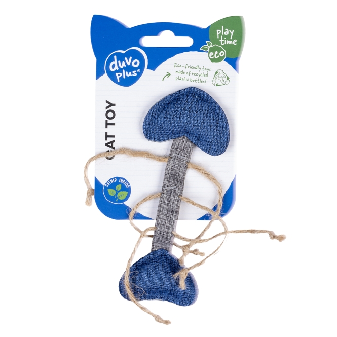 Duvoplus Cat Toy ECO Navy Fischgräte – Bild 2