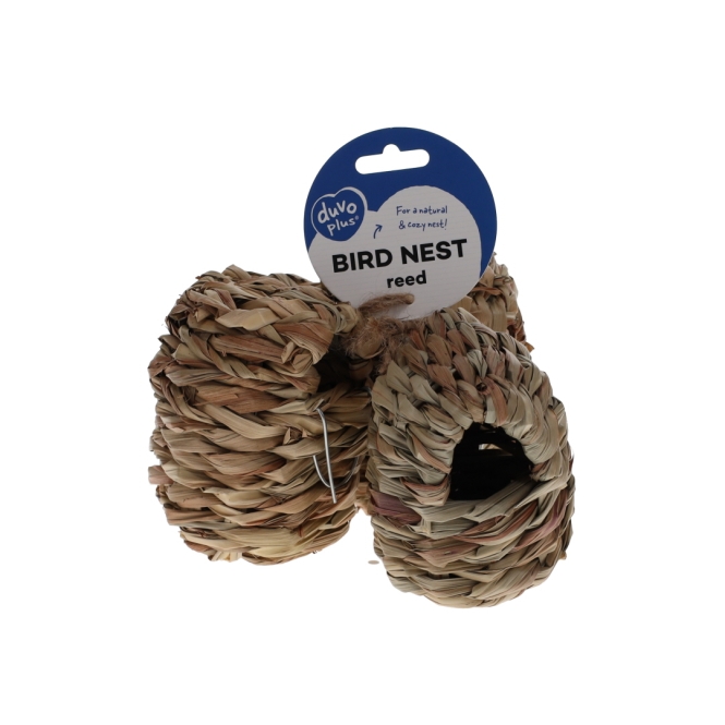 Duvoplus geschlossenes Schilfnest für Vögel - 3 Stück - 8x8x10,6cm – Bild 5