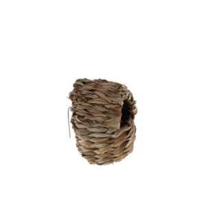 Duvoplus geschlossenes Schilfnest für Vögel - 3 Stück - 8x8x10,6cm