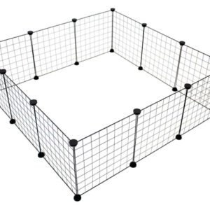 Duvoplus modulares Kleintiergehege - schwarz
