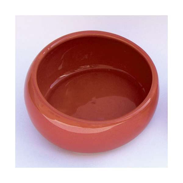 LIVING WORLD Ergonomischer Nagernapf groß terracotta – Bild 2