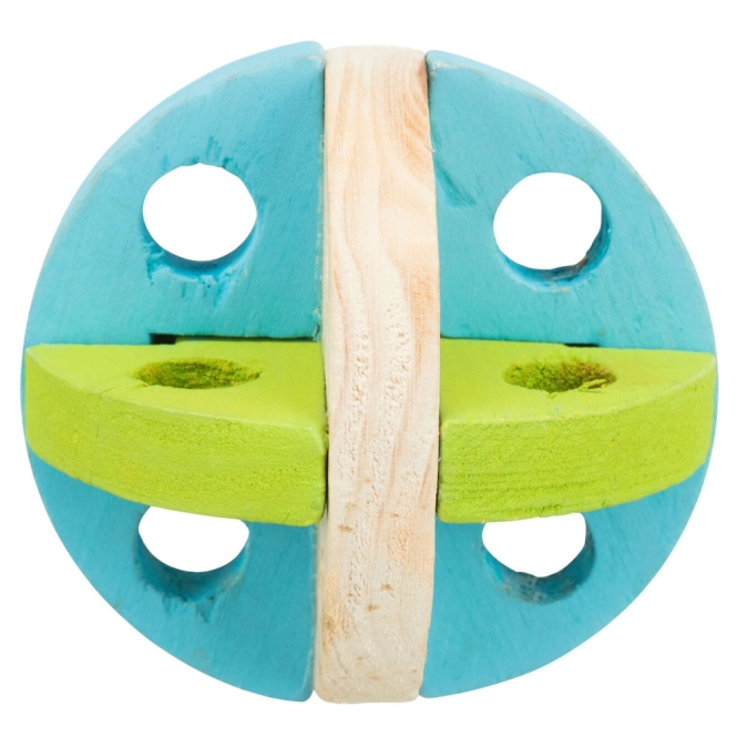 Trixie Spiel- und Snackball aus Holz - 7,5 cm – Bild 2
