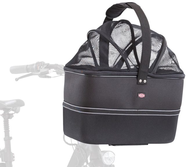 Trixie Front-Fahrradkorb mit Netzhaube