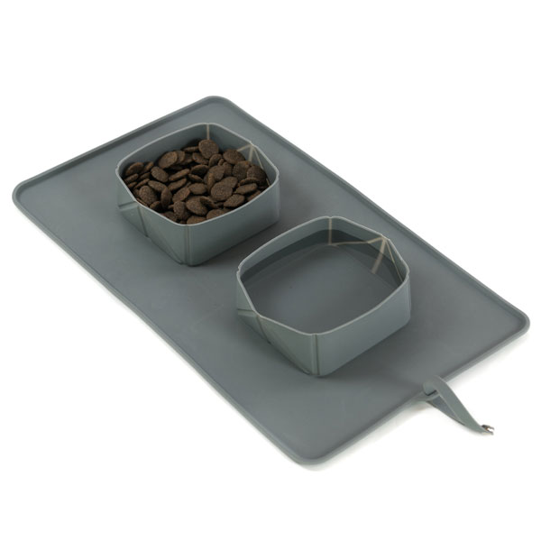 PROCYON Rollbarer Silikon-Doppelnapf – Bild 2