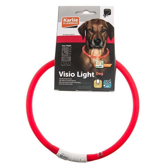 Karlie Visio Light LED-Leuchtschlauch mit USB - Rot – Bild 2