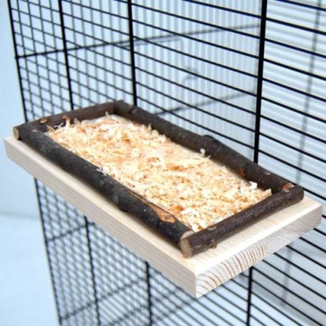 Vogelsitzbrett - 20 x 10 cm – Bild 3